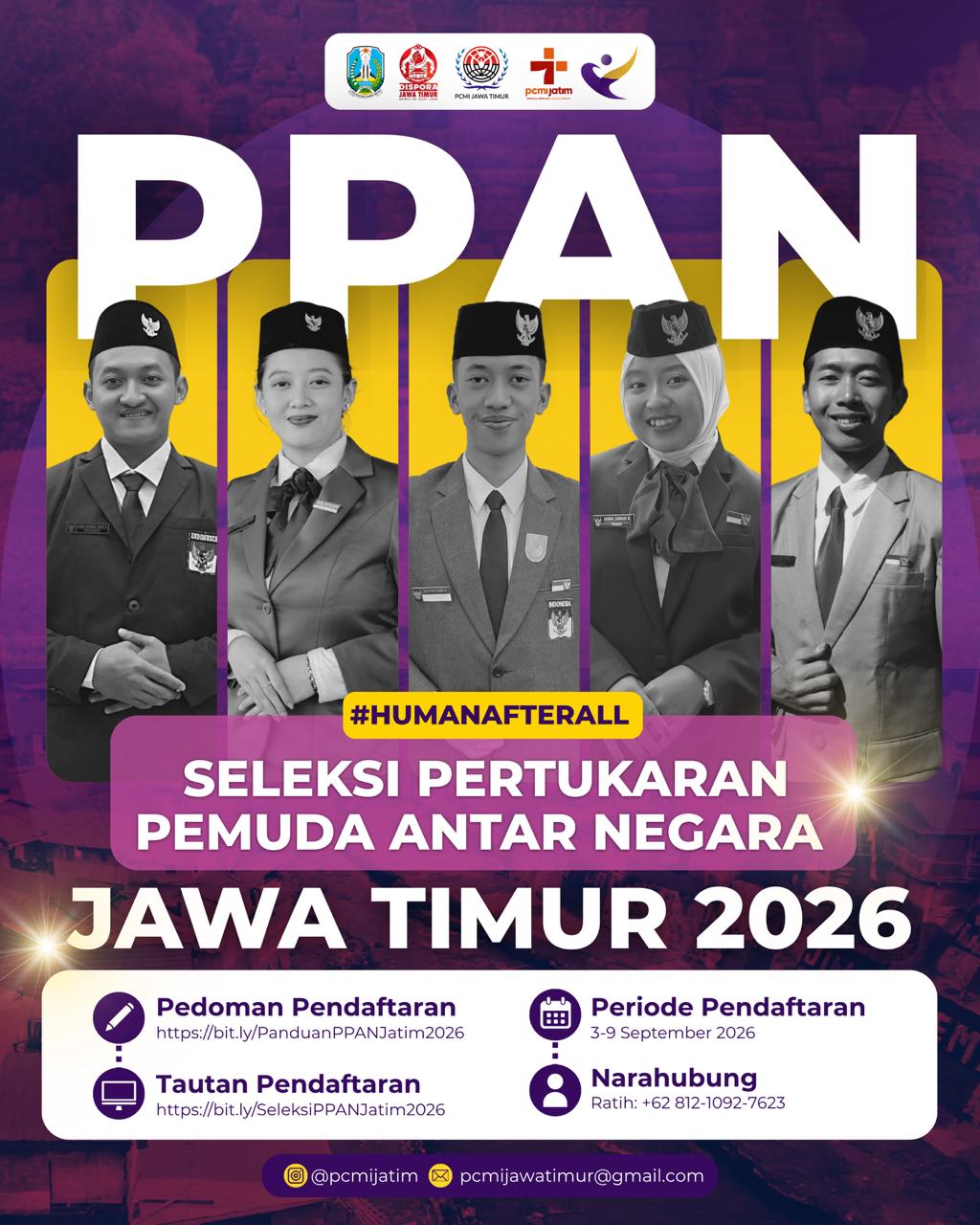 Seleksi PPAN 2026 - Pertukaran Pemuda Antar Negara